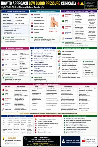 One-pager preview: Approach to Hypotension
