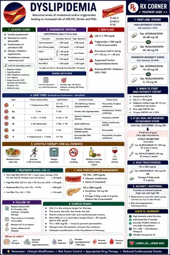 One-pager preview: Dyslipidaemia: Rx