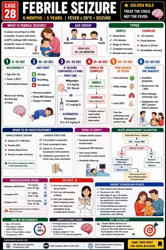 One-pager preview: Febrile Seizure: Approach