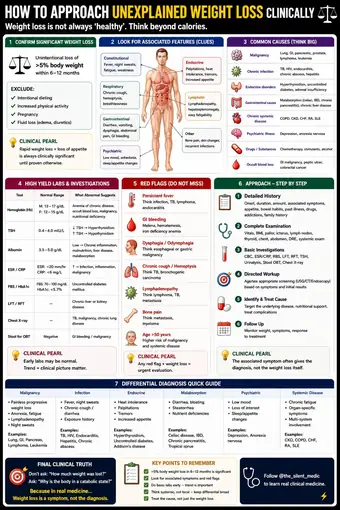One-pager preview: Unexplained Weight Loss: Approach