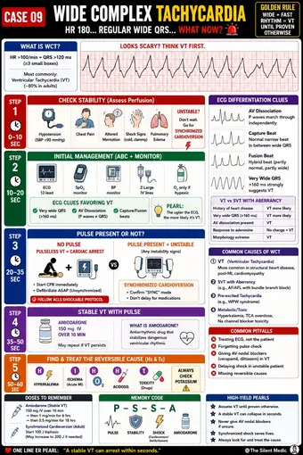 One-pager preview: Wide-Complex Tachycardia